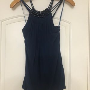 Michael Kors Beaded Strappy Halter Top